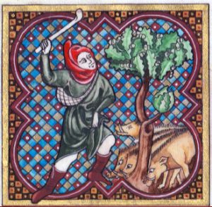 Cours d'enluminure médiévale sur parchemin
